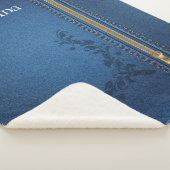 Blüh Painted Jeans Denim Sherpadecke (3/4)