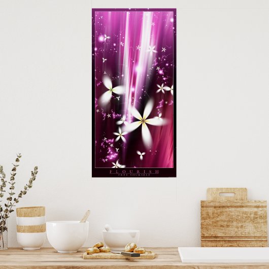 Blüh Poster (Küche)