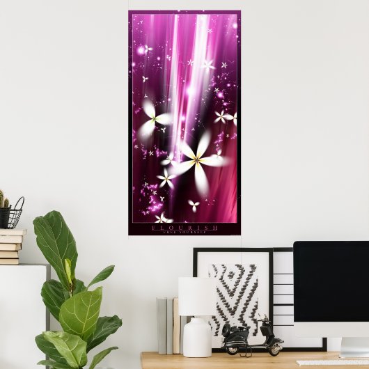 Blüh Poster (Heimbüro)