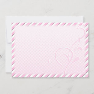 Blüh, rosa Punkte und Streifen