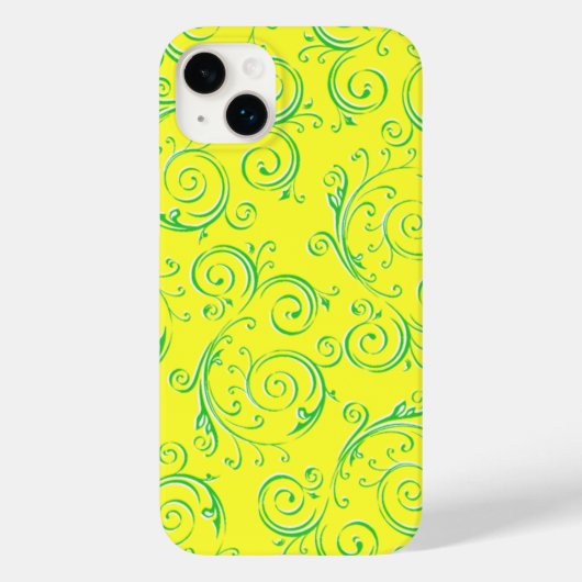 Blüh Swirl Case-Mate iPhone Hülle (Rückseite)