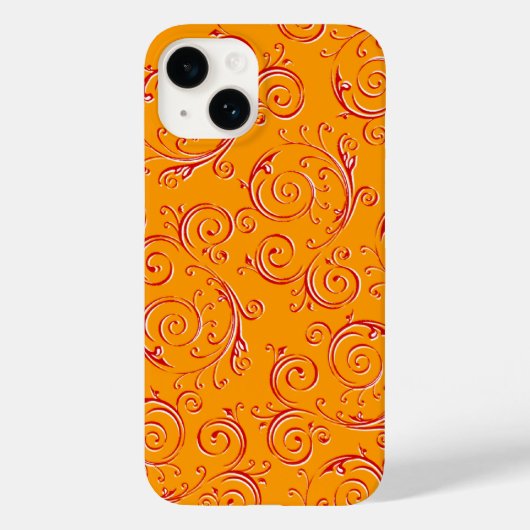 Blüh Swirl Case-Mate iPhone Hülle (Rückseite)