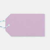 Blüh Typografie Lavender Lilac Brautparty Geschenkanhänger (Rückseite Horizontal)