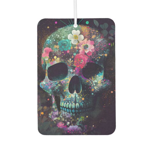 Blüh und Fade: Eine Feier der Kontraste Autolufterfrischer (Vorderseite)