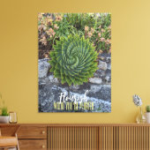 Blüh, wo man in Spiralalalosen-Granit gepflanzt is Leinwanddruck (Insitu (Wohnzimmer))