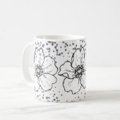 blühe Baby blühe Blumen Glitter Tasse Geschenk (Vorderseite Links)
