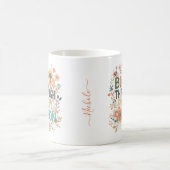 Blühe Durch Jede Jahreszeit Boho Kaffeetasse (Mittel)