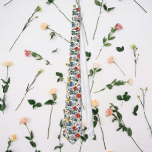 Blühe Kühn – Blumenmuster Krawatte