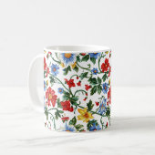 Blühe Kühn – Florale Inspirierende Tasse (Vorderseite Links)
