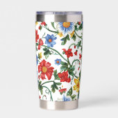 Blühe Kühn | Florales Thermoglas  Thermobecher (Rückseite)