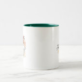 Blühe mit Anmut Blumen-Tasse Zweifarbige Tasse (Mittel)