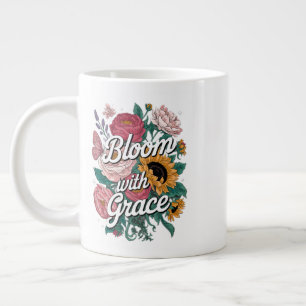 Blühe mit Anmut  Jumbo-Tasse
