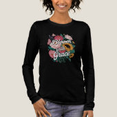 Blühe mit Anmut  Tri-Blend Shirt (Vorderseite)