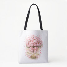 Blühe mit Liebe Florale Romantische Tasche