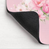 Blühe sanft – Pastell-Wasserfarben-Blumen Mousepad (Ecke)