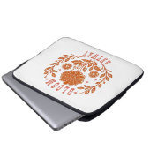Blühe trotzdem laptopschutzhülle (Vorne Knopf)