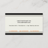 Blühe Visitenkarte für Weinstock (Rückseite)