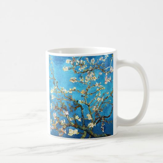 Blühen Almond Tree Van Gogh Kunst und Kultur Kaffeetasse (Rechts)