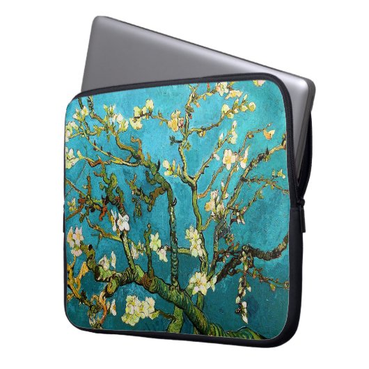 Blühen Almond Tree Van Gogh Kunst und Kultur Laptopschutzhülle (Vorderseite Links)