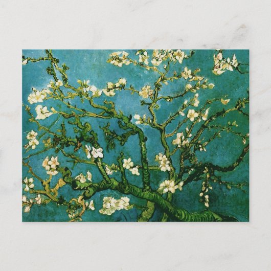 Blühen Almond Tree Van Gogh Kunst und Kultur Postkarte (Vorderseite)