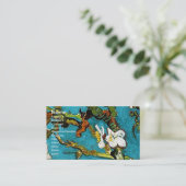 Blühen Almond Tree Van Gogh Kunst und Kultur Visitenkarte (Stehend Vorderseite)