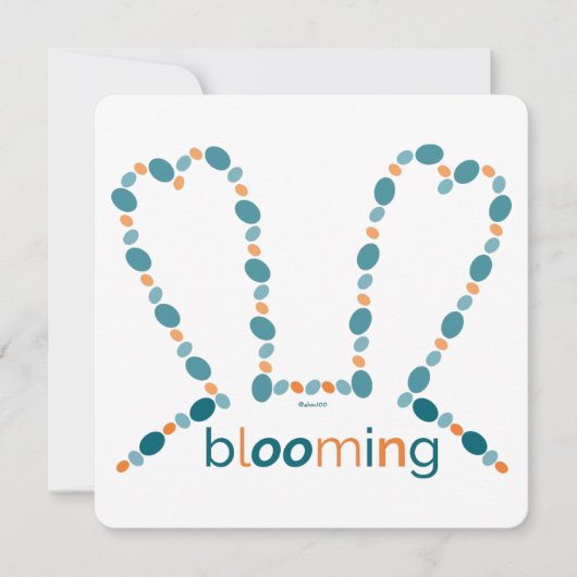 Blühen, Blühen, Blüten... Feiertagskarte (Vorderseite)