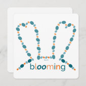 Blühen, Blühen, Blüten... Feiertagskarte (Vorne/Hinten)