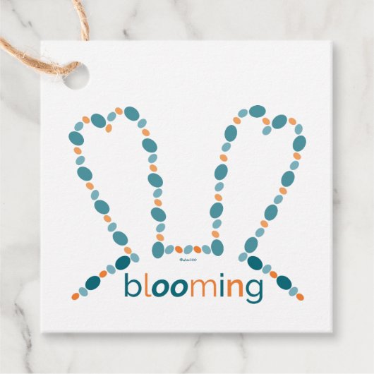 Blühen, Blühen, Blüten... Geschenkanhänger (Vorderseite)