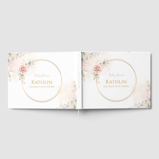 Blühen der Kinderdusche Gästebuch (Voll)