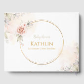 Blühen der Kinderdusche Gästebuch (Rückseite)