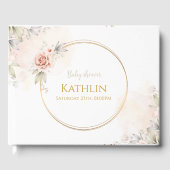 Blühen der Kinderdusche Gästebuch (Vorderseite)