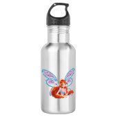 Blühen Edelstahlflasche (Vorderseite)
