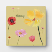 Blühen Fotoplatte (Vorderseite)