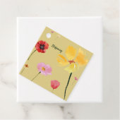 Blühen Geschenkanhänger (Beispiel)