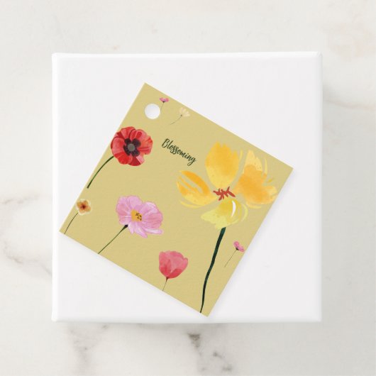 Blühen Geschenkanhänger (Beispiel)