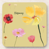 Blühen Getränkeuntersetzer (Vorderseite)