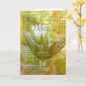 Blühen Karte (Gelbe Blume)