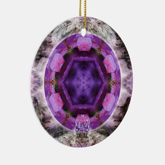 Blühen Keramik Ornament (Rechts)