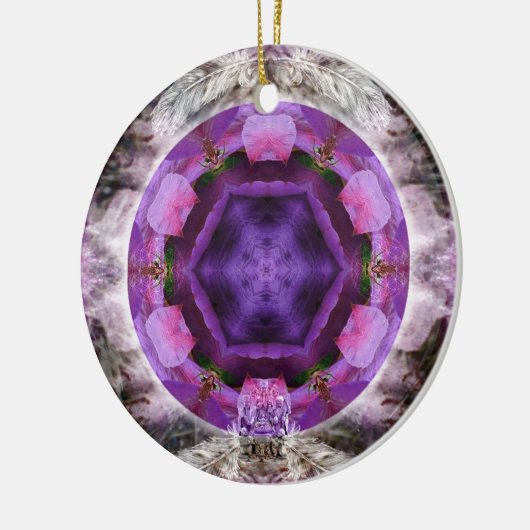 Blühen Keramik Ornament (Links)