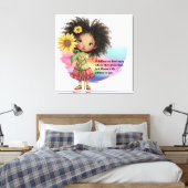 Blühen Leinwanddruck (Insitu (Schlafzimmer))