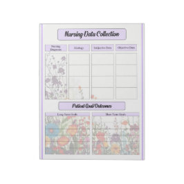 Blühen Lila Garten _ Pflege der Daten Notizblock