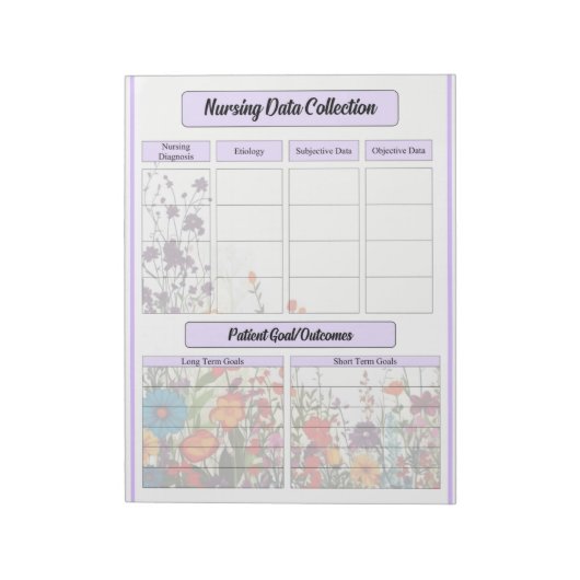 Blühen Lila Garten _ Pflege der Daten Notizblock (Rotiert)