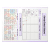 Blühen Lila Garten _ Pflege der Daten Notizblock (Vorderseite)