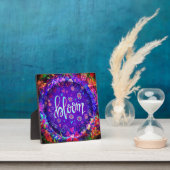 Blühen Lila Hübsche Blume Inspirivity Easel Fotoplatte (InSitu)