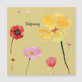 Blühen Magneteinladung (Vorderseite)