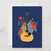 Blühen Melody Einladung (Vorderseite)