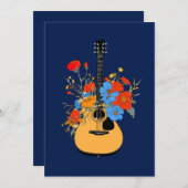 Blühen Melody Einladung (Vorne/Hinten)