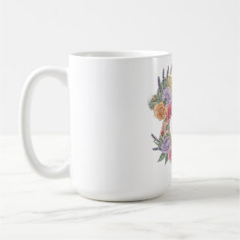 Blühen mit Grace Elegante Silhouette Kaffeetasse
