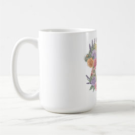 Blühen mit Grace Elegante Silhouette Kaffeetasse