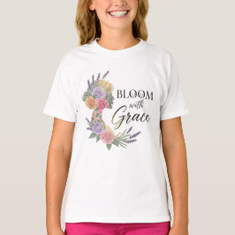 Blühen mit Grace Elegante Silhouette T-Shirt